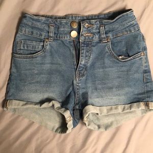 Perfect high rise  jean shorts